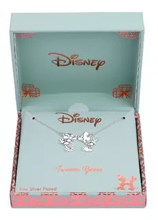 Collar Minnie & Mickey Mouse De Disney Importado De Usa