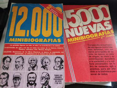 15000 Mini Biografías Y 15000 Nuevas Ed América Sa