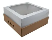 Comprar Cajas Torta O Desayuno 30x30x12 Con Visor X 18 Unid.