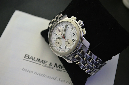 Baume Mercier Mv045216 Capeland Stainless Steel Ss Automatic
