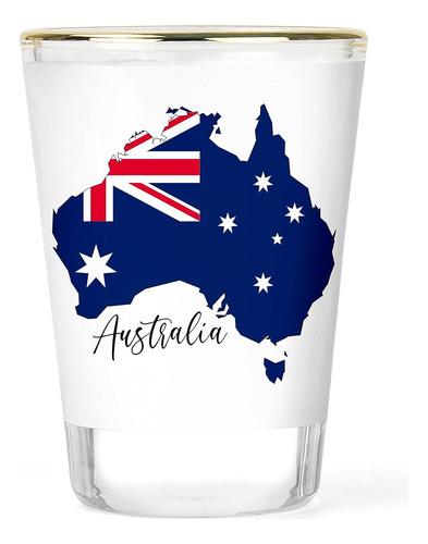 Vaso De Chupito De Australia Vaso De Bandera De Austral...