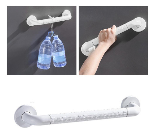 Alça De Segurança De Aço Inoxidável Com Suporte De 50 Cm