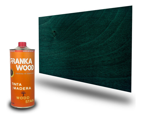 Tinta Para Madera Color Quetzal Franka Wood 1lt Rinde 16mt2
