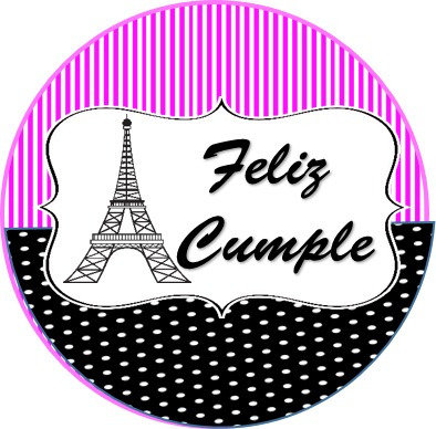 Etiquetas Candy Bar Personalizadas Paris