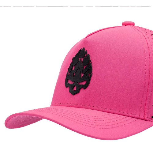 Boné Texo Trucker Neon Rosa Fluorescente Original Premium