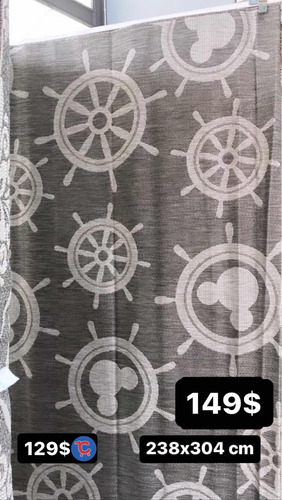 Alfombra Mickey Od Wheels 238cm X 304cm