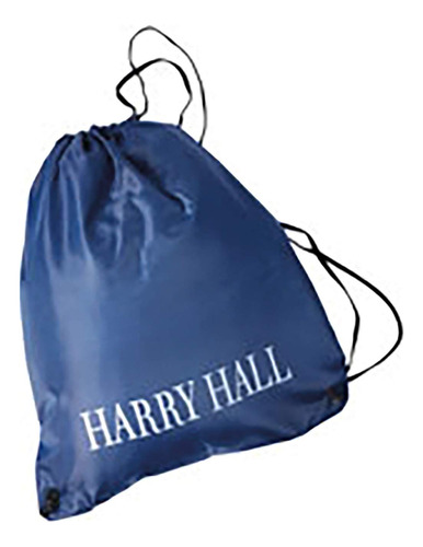 Dama's Harry Hall Drawstring Bag Team Hh Navy Blue