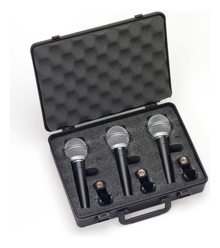 Set De 3 Micrófonos Dinámicos Samson R21s