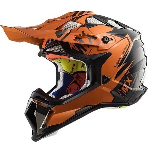 Casco Cross Ls2 Mx 470 Subverter Linea 2018 Competicion Md!