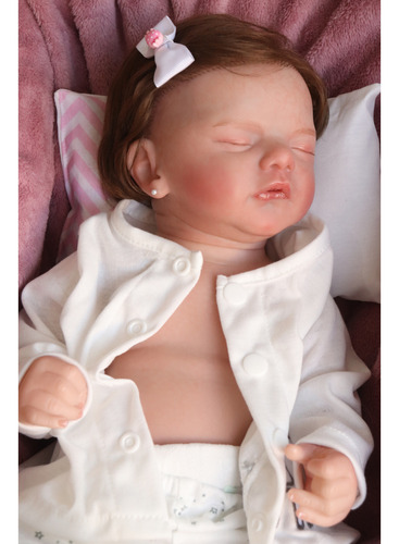 Bebê Reborn Realista Doll Corpo Inteiro Silicone Macio Baby