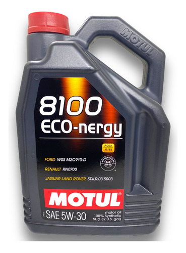 Aceite Motul 8100 Eco Energy 5w30 Sintetico X 5 Litros