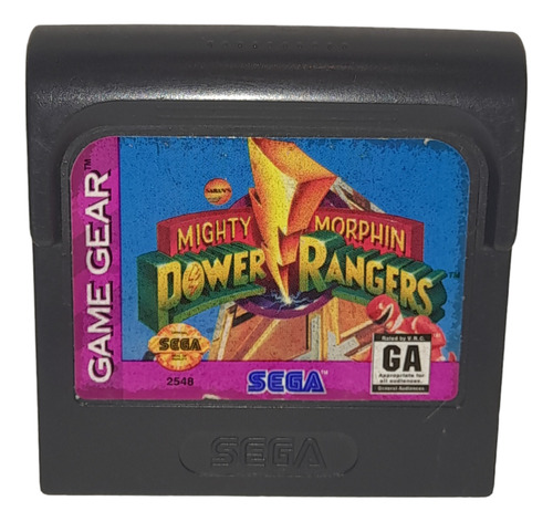 Mighty Morphin Power Rangers Sega Game Gear Videojuego 