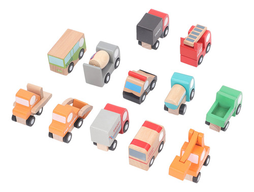Juego De Juguetes Para Coches De Madera, Bonito Y Divertido