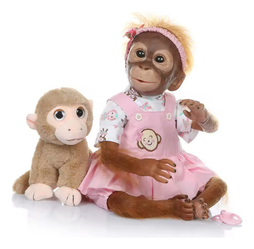 Bebé Reborn Chango Flexible De Vinilo De Silicona 52cm