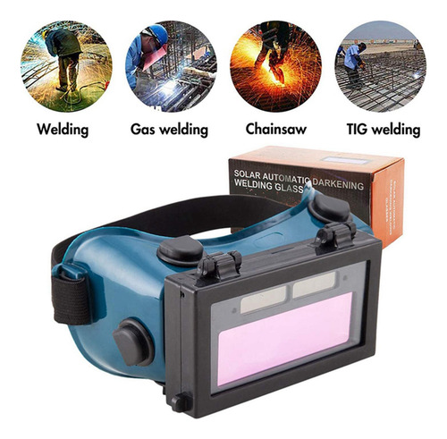 1 Par Lcd Auto Escurecimento Óculos De Solda Óculos De