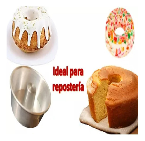 Set 5 Pzs Molde Para Hornear Rosca Pastel Reposteria 16cm