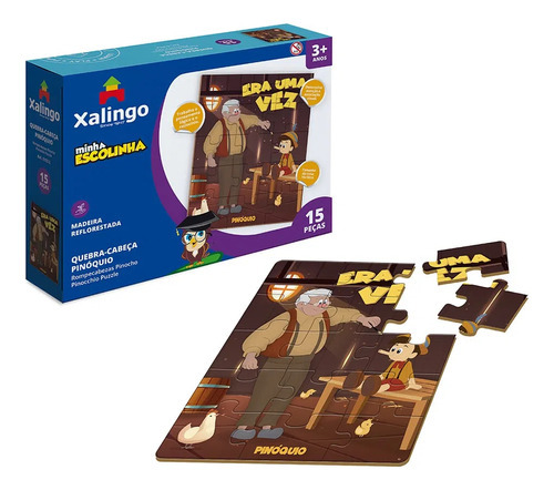 Puzzle De Madera Xalingo 15 Piezas, En Caja