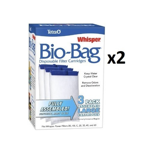 Kit Refil Whisper Pf20/30/40/60 Bio-bag Large X3 C/ 2 Caixas