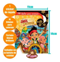 Comprar Mini Libros Para Colorear Jake Y Los Piratas Cotillon Piñata