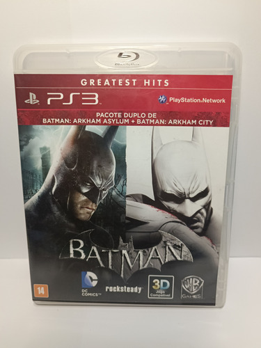 Batman Pacote Duplo: Batman Asylum + Batman Arkham City