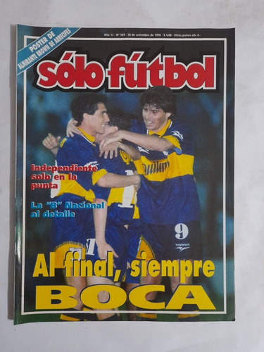 Solo Futbol 589 Boca 3 River 2 , Poster Brown De Arrecifes