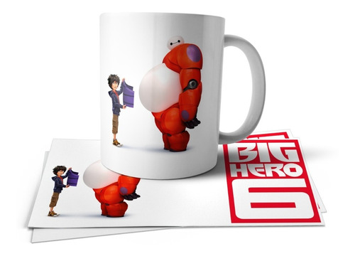 Grandes Héroes 6 Hiro Hamada Baymax Taza Tu Propio Estilo