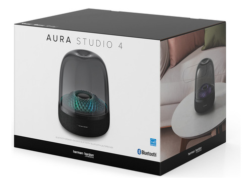 Parlante Harman Kardon Aura Studio 4 130w Sonido 360 Luz Led