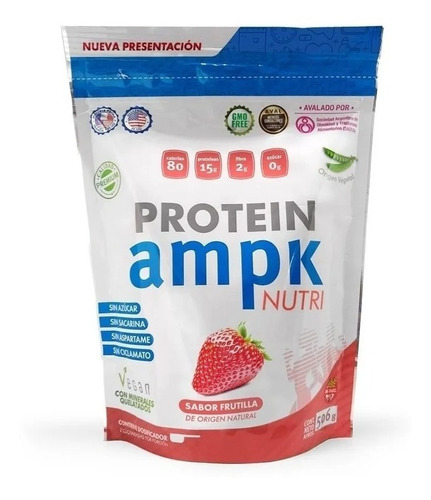 Ampk Protein Frutilla - Proteína Vegana. Oferta Lanzamiento