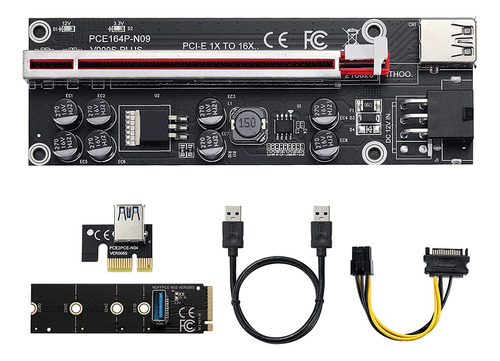 Tarjeta Elevadora Pcie V009s- Pcie Riser 1x A 16x - Gpu Rise