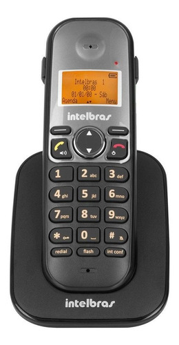 Kit Telefone Fixo Sem Fio 2 Linhas Com 9 Ramal Bina Headset