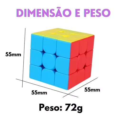 Cubo Mágico Anti-stress 3x3x3 Interativo Profissional