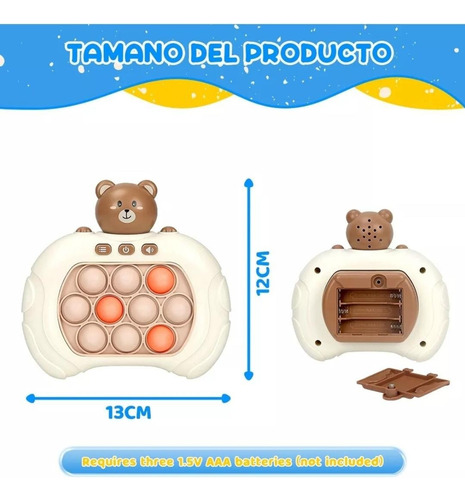 Máquina Juego Descompresión, Consola Juegos Pop Quick Push