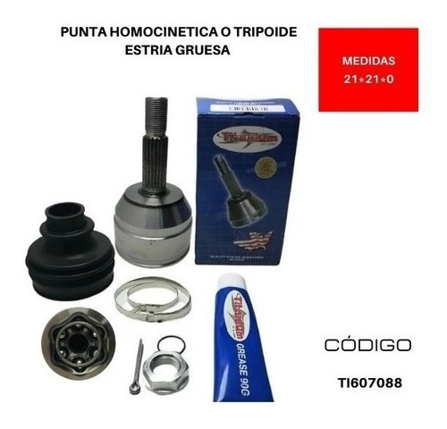 Punta De Tripoide Renault Clio Estria Gruesa (21*21*0)