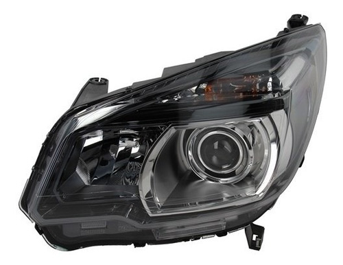 Optica Fondo Cromado Drl Ltz Izquierdo Chevrolet S10 16/19