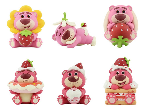 Juego De 6 Piezas De Toys Story Lotso, Bonitas Figuras De Ac