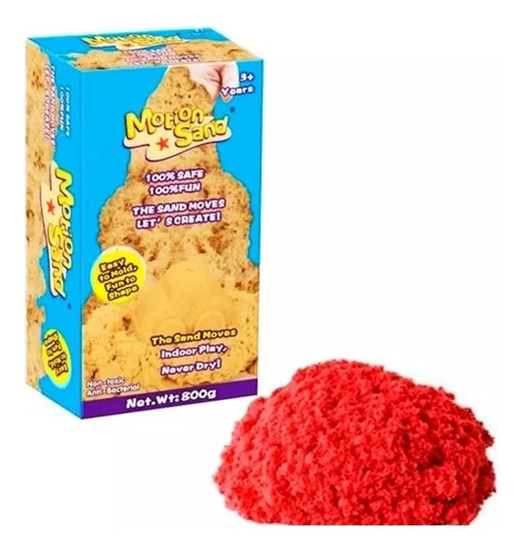 Motion Sand Repuesto Caja 800g Color Rojo