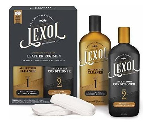 Lexol  Leather Y Limpiador, Para Uso En Cuero De Automóvil,