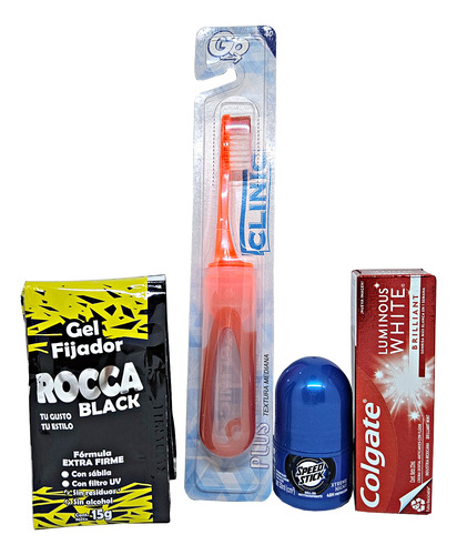 Kit De Viaje Higiene Personal Hombre Básico Con Bolsa