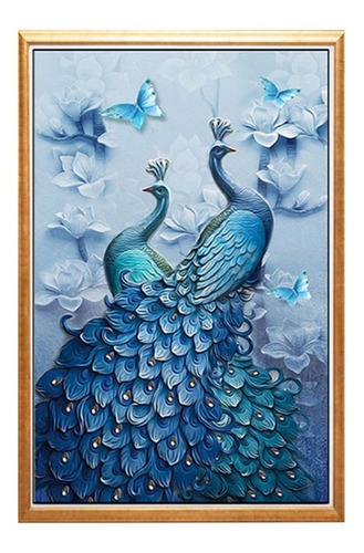 Diy 5d Diamond Painting Peacock Art Craft Kit Decoraciones D