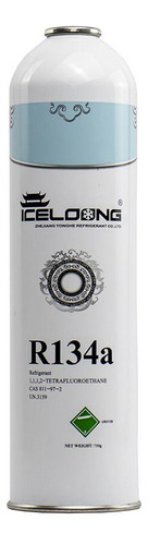 Cilindro Gás Refrigerante R134a 134a 750g Iceloong