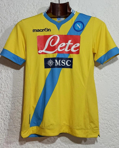 Camiseta Alternativa Amarilla Club Napoli // Talle L