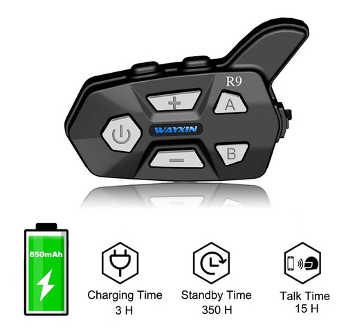 Imagen 9 de 10 de Sistemas De Intercomunicación Bluetooth Para Casco De Motoci