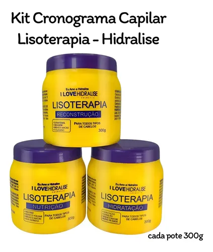 Cronograma Capilar Hidralize 3 Passos 300g Cada | MercadoLivre