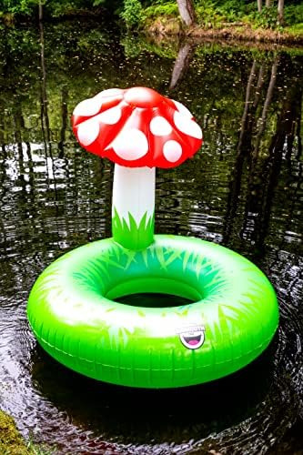 Flotador De Alberca En Forma De Hongo, Multicolor, Grande