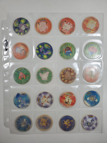 Colección De Tazos Pokemon 1 Y 2 151/151 Piezas (Usado)