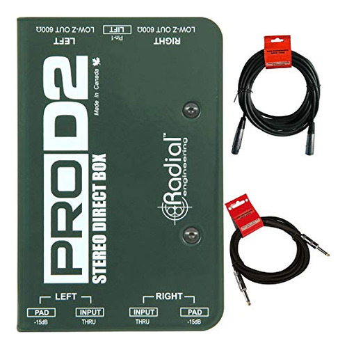 Prod2 Radial Pasivo 2 Box Canal De Instrumento Directa Pasiv