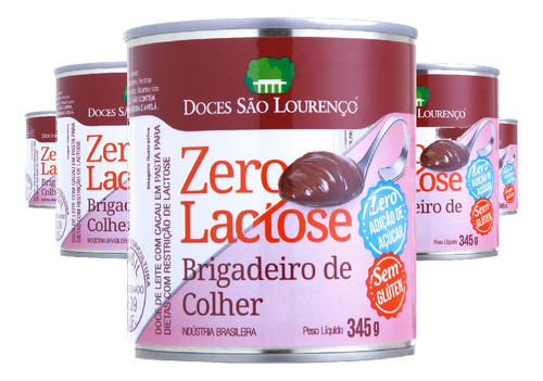 Brigadeiro De Colher Zero/zero S Lourenco 345g (5x)