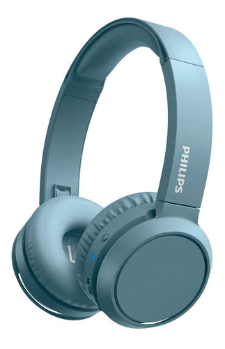 Audífonos Inalámbricos Philips Over Ear Recargable Azul Color Celeste