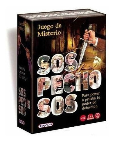  Juego De Mesa Cartas Estrategia Sospechosos  Toyco Misterio