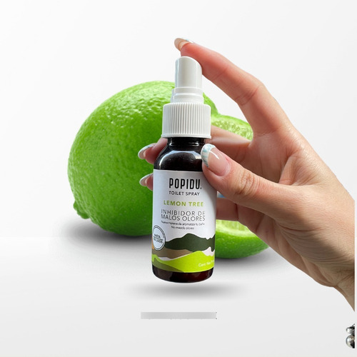 Imagen 2 de 6 de Aromatizante Para Baño Wc Portátil Popidu Limón Elimina Olor